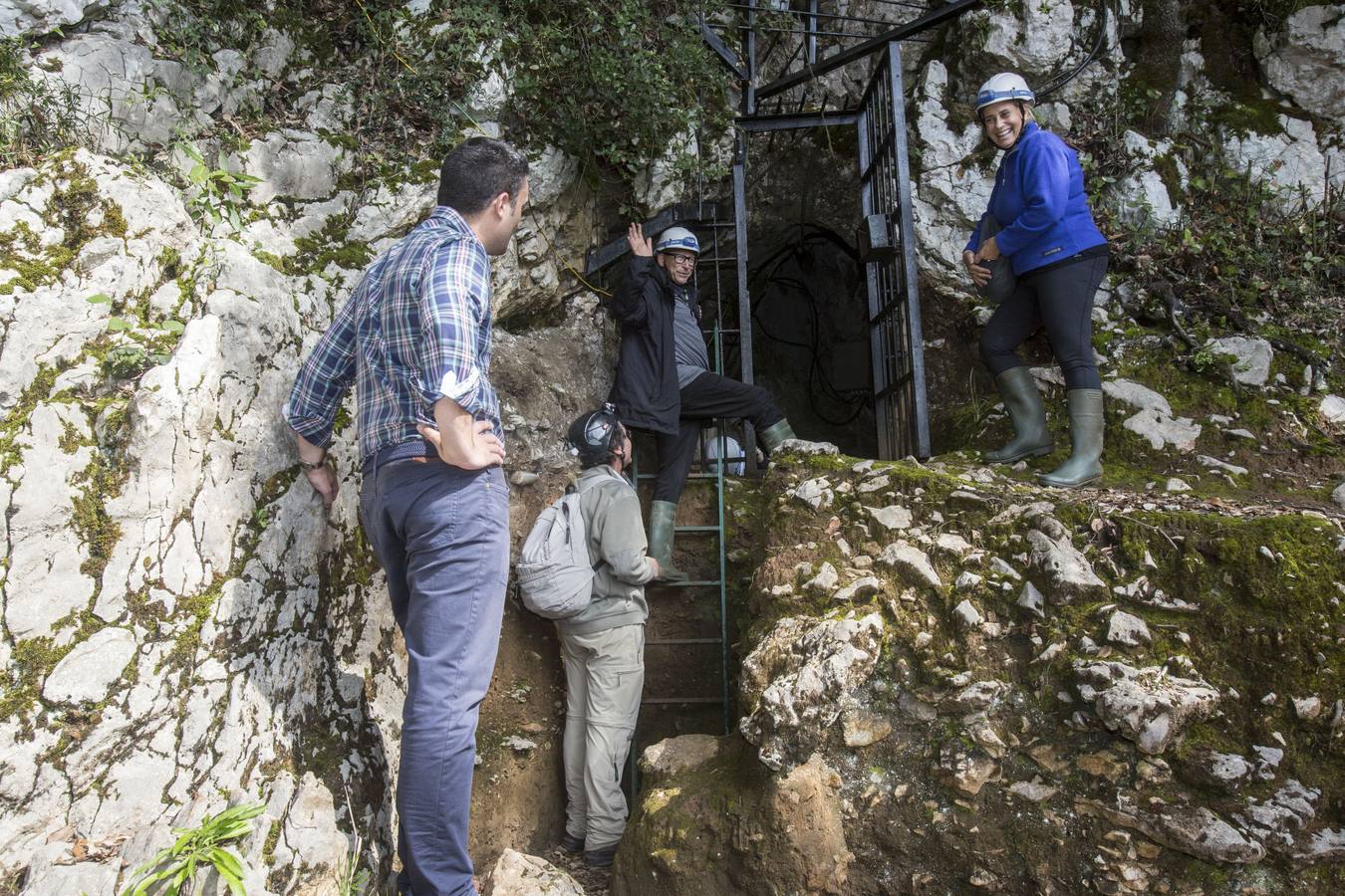 Weitzman entrando en La Garma