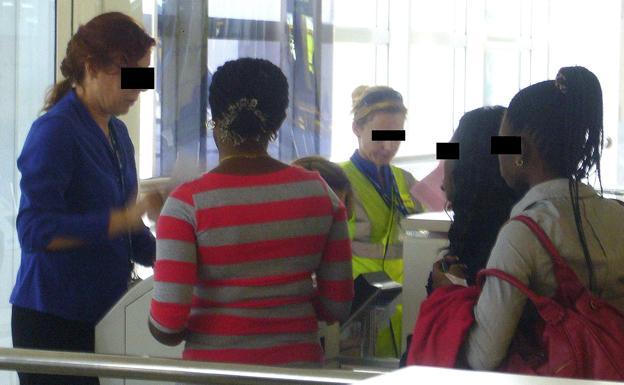 La Guardia Civil desmantela una red de trata de mujeres nigerianas en 2011.