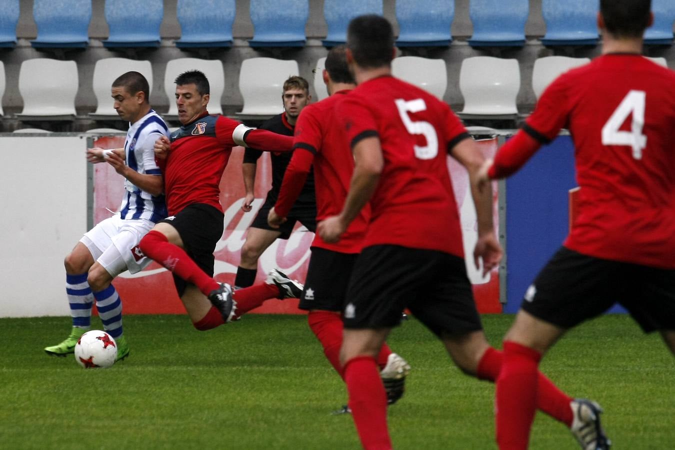 Imágenes del partido de la Gimnástica contra el Castro