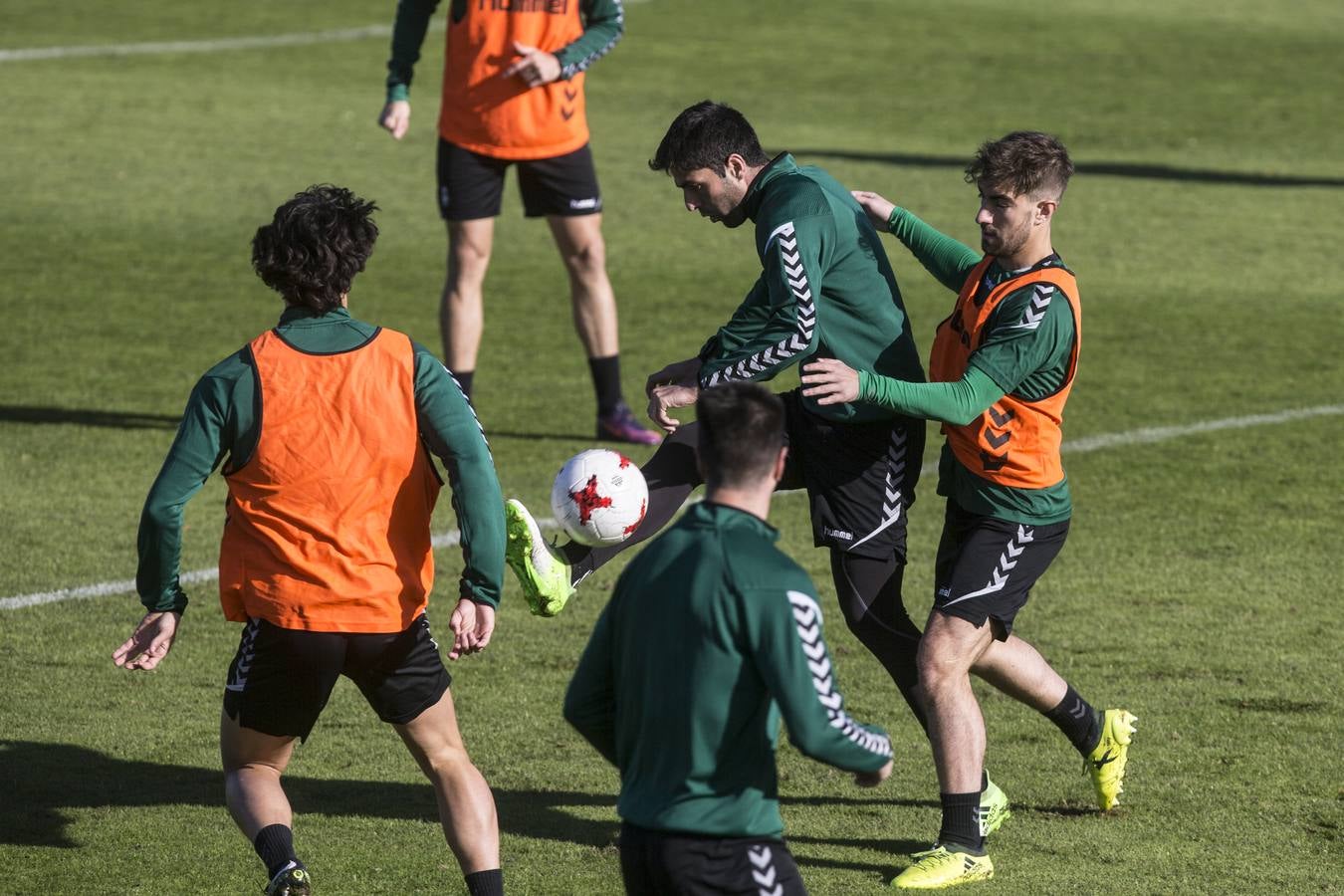 Imágenes del entrenamiento del Racing