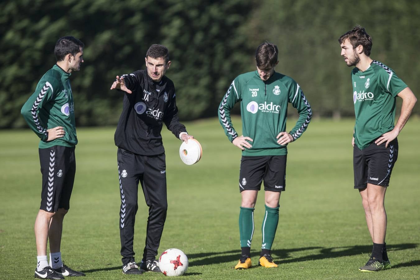 Imágenes del entrenamiento del Racing