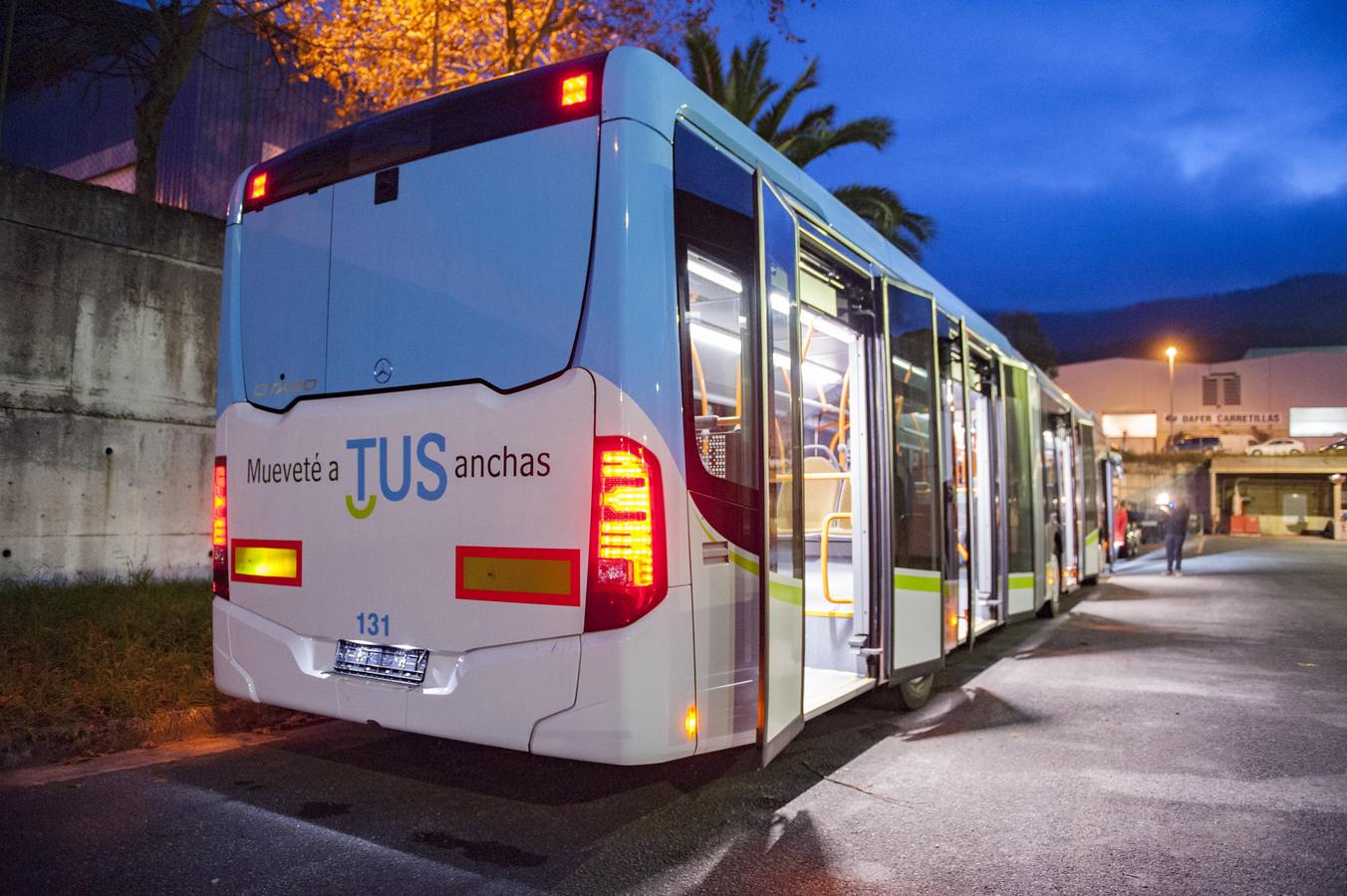 Los nuevos autobuses Metro-TUS