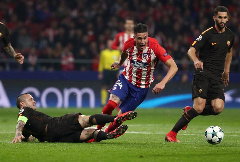 Las mejores imágenes del partido de la quinta jornada de la fase de grupos entre el Atlético y la Roma, en el Wanda Metropolitano