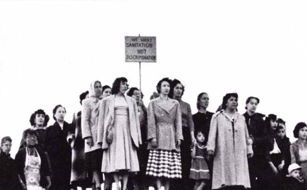 Fotograma de 'La sal de la tierra' de Herbert J. Biberman.