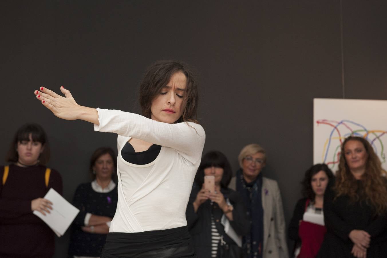 Lucía Serrano. Actos en la Biblioteca central de Santander