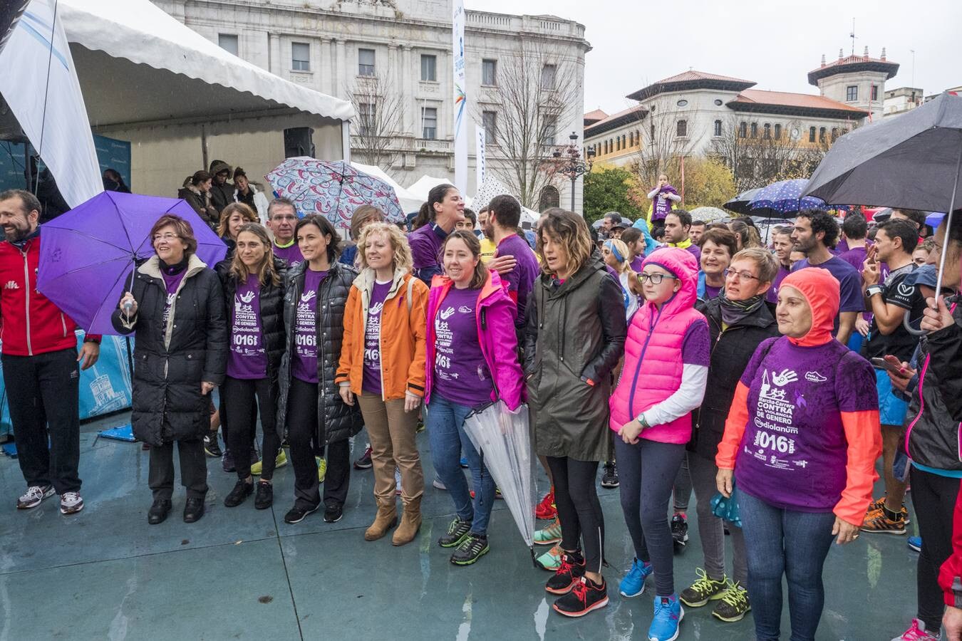 Primera Marcha-Carrera contra la Violencia de Género celebrada en Santander