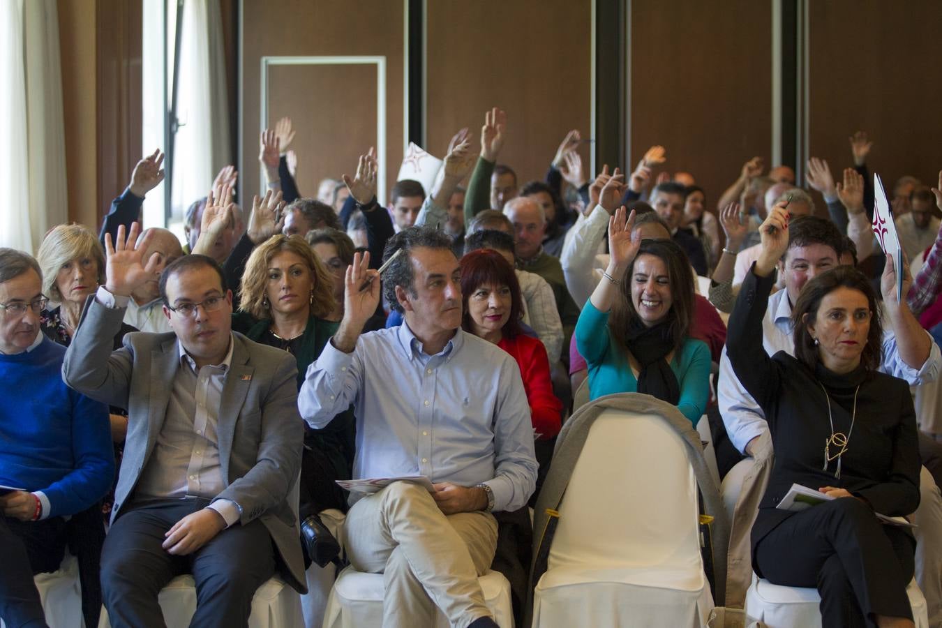 Asamblea de dirigentes del PRC, celebrada en el Balneario de Puente Viesgo