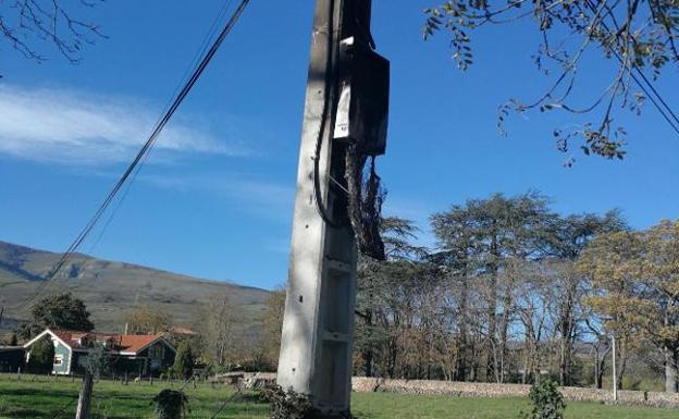 Un cuadro quemado, posible origen de la avería.