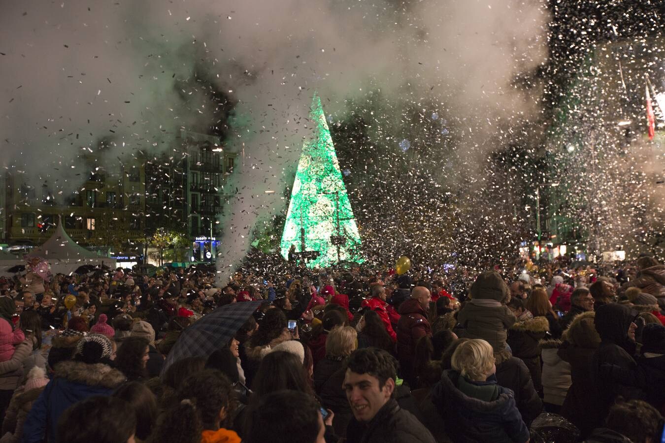 Santander brilla con sus luces de Navidad