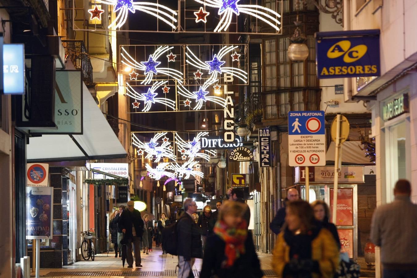 Encendido de luces navideñas en Torrelavega