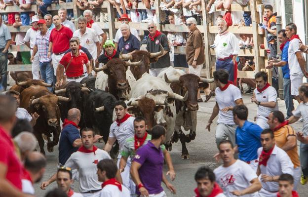 Los encienrros, de iva y vuelta, son uno de los principales atractivos de las fiestas. 