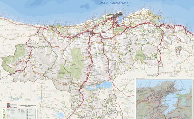 Cantabria estrena mapa de carreteras
