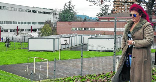 Los barracones del instituto de El Zapatón desaparecerán y en su lugar se levantará el nuevo edificio junto al ya existente. :