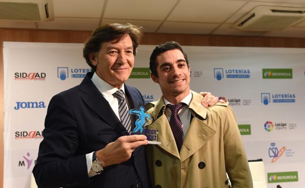 Javier Fernández, con José Ramón Lete. 