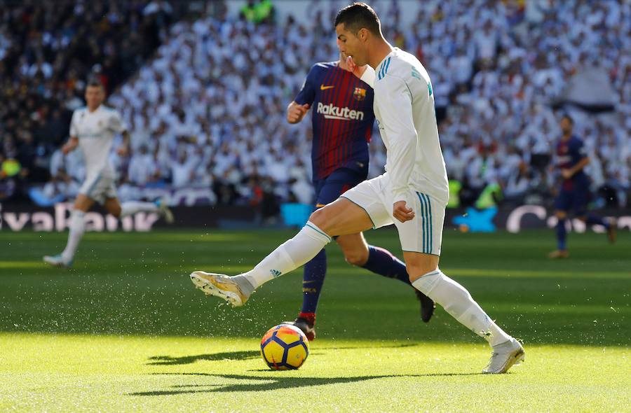 El conjunto azulgrana dejó prácticamente sentenciada la Liga en el Bernabéu tras su victoria por 0-3. 