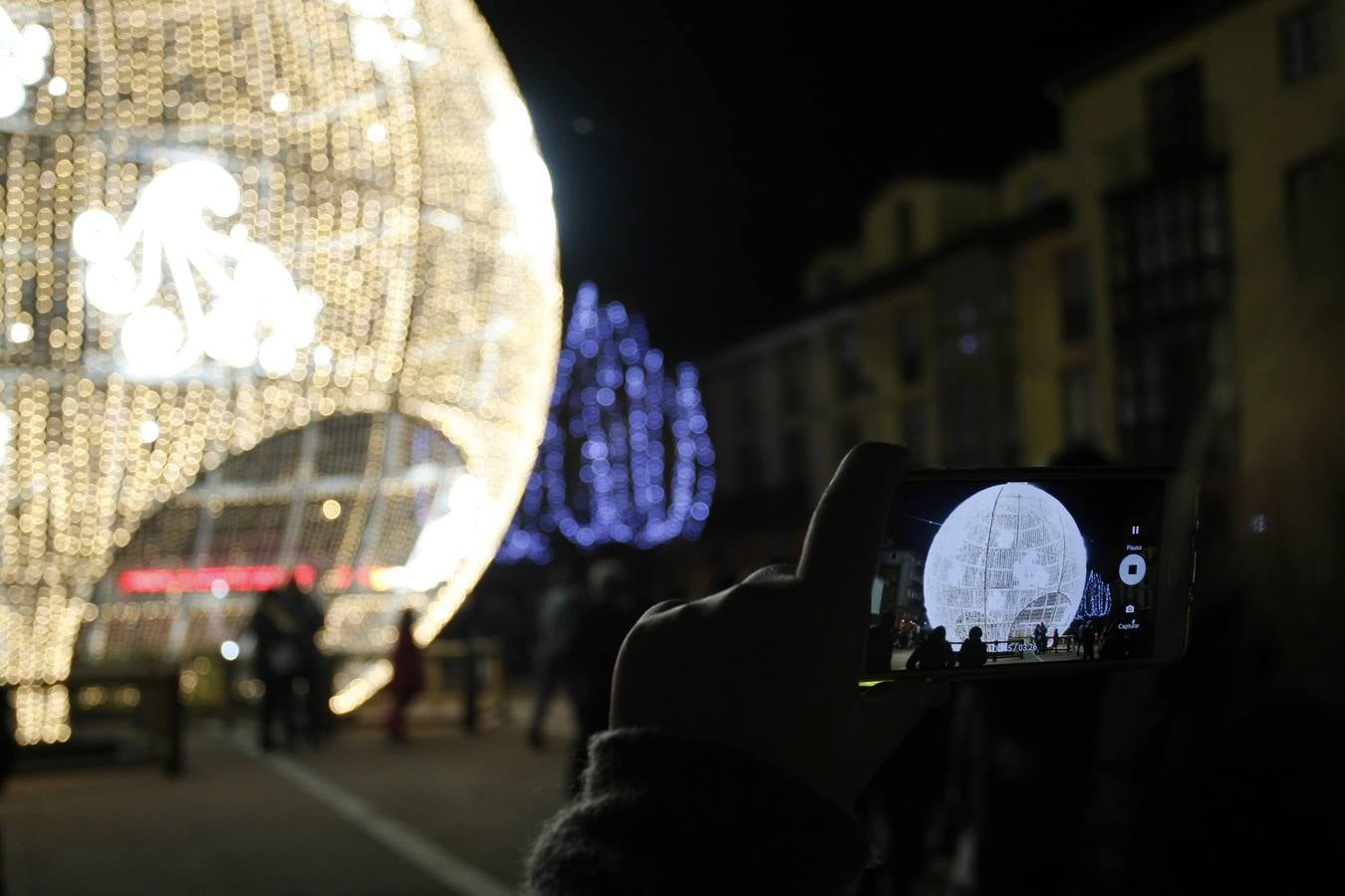 La bola da brillo a Torrelavega