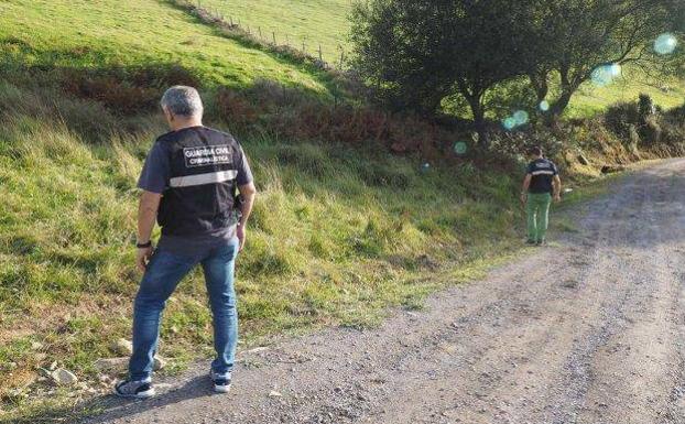 Camino de Guriezo en el que apareció el cadáver de una mujer en septiembre.