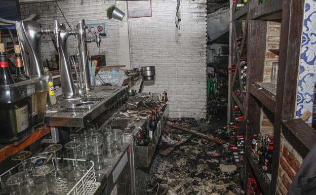 Imagen del interior del restaurante tomada este martes.