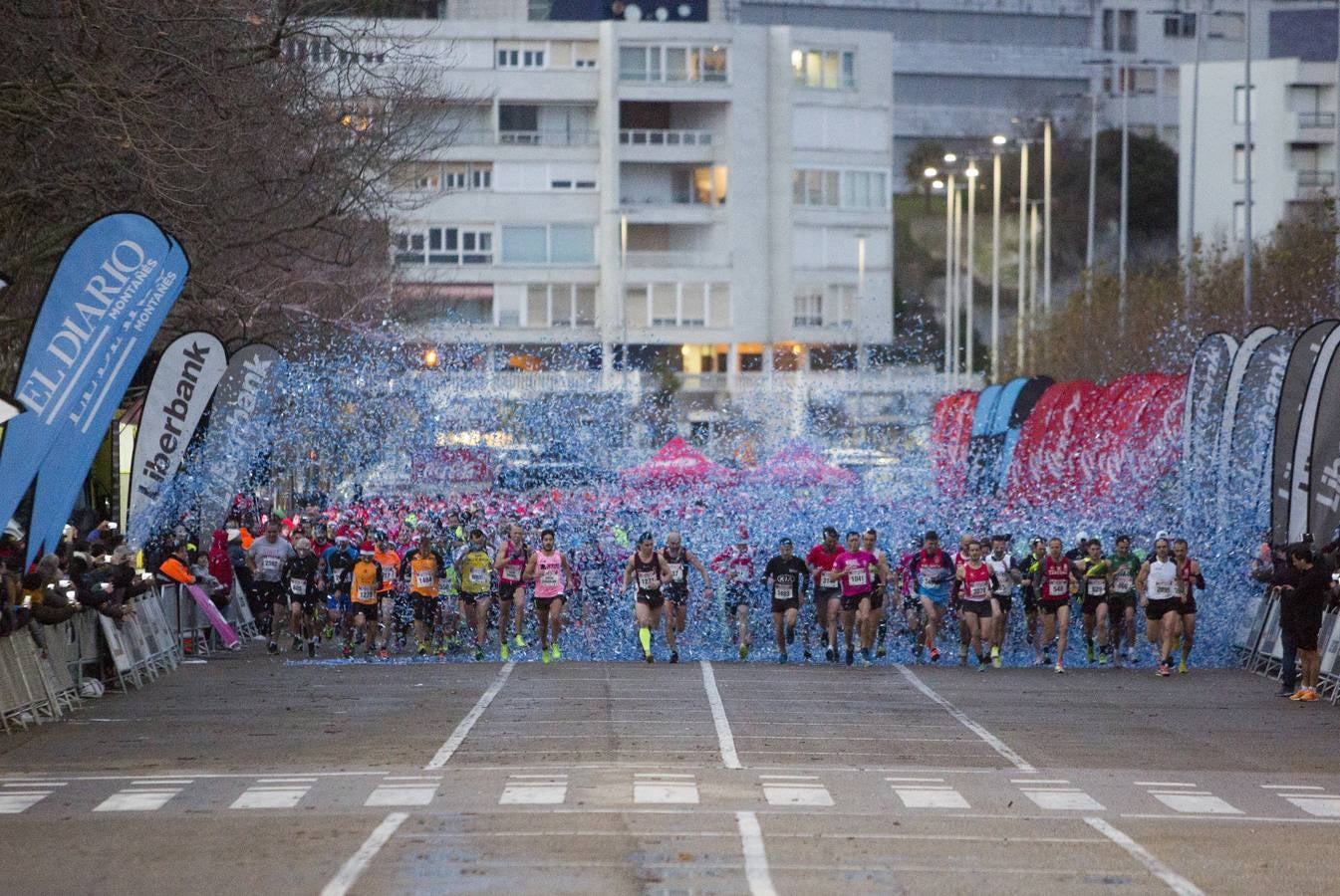 Unos 5.000 atletas se dan cita en una San Silvestre santanderina marcada por el fuerte viento. Diego Cuadrado y Aroa Laguna se imponen en una edición “dura” por las condiciones climatológicas