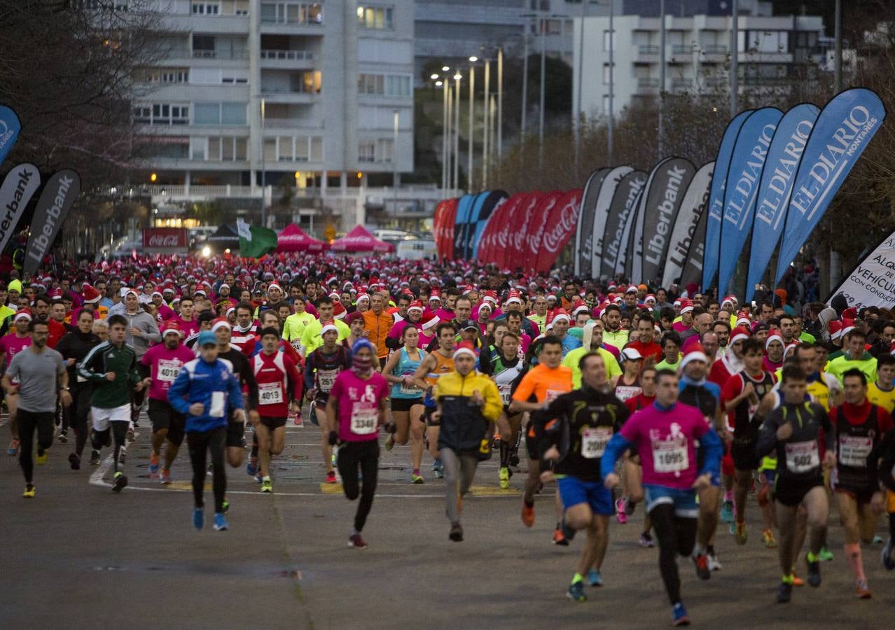 Unos 5.000 atletas se dan cita en una San Silvestre santanderina marcada por el fuerte viento. Diego Cuadrado y Aroa Laguna se imponen en una edición “dura” por las condiciones climatológicas