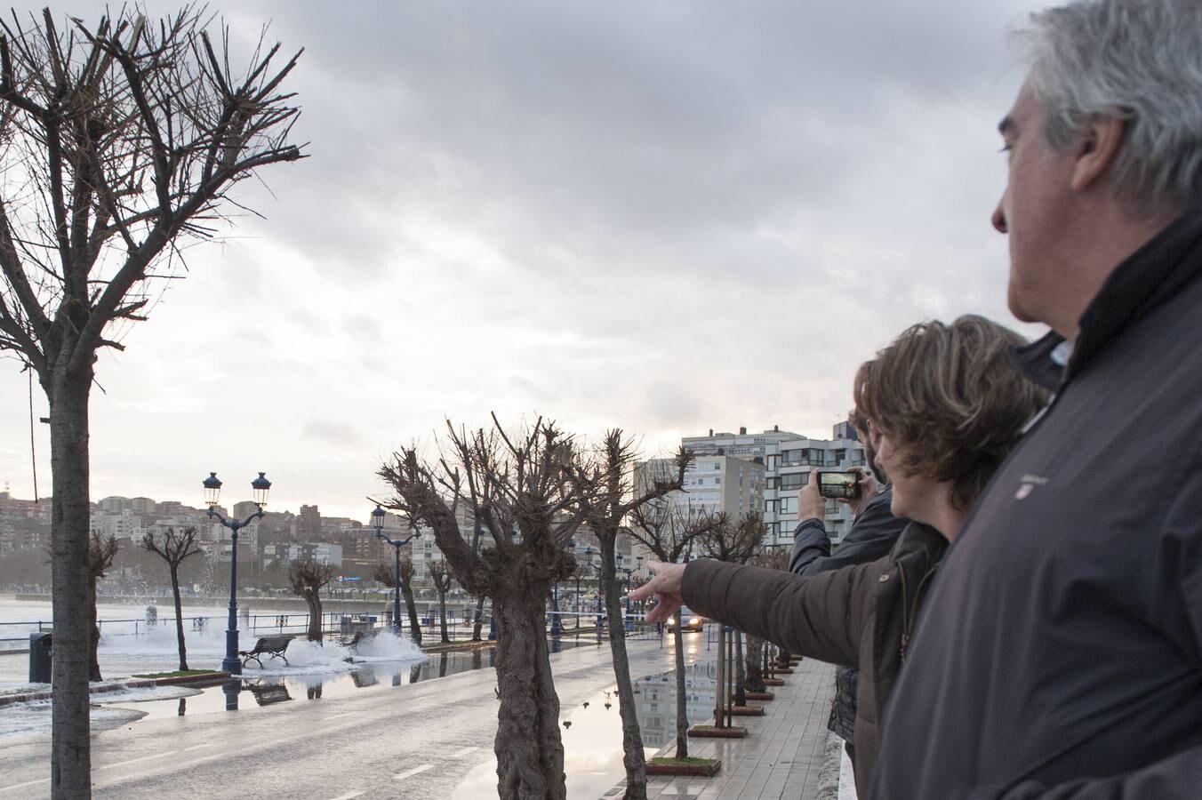 El año arranca con temporal