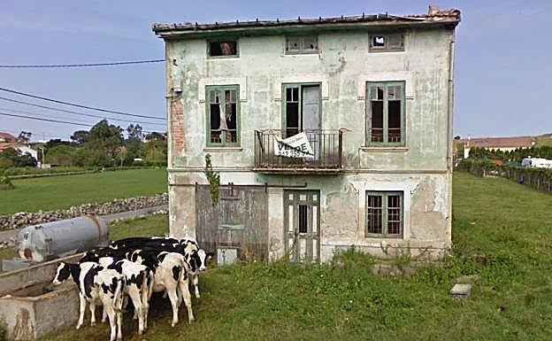 La casa que tiene que ser derruida.