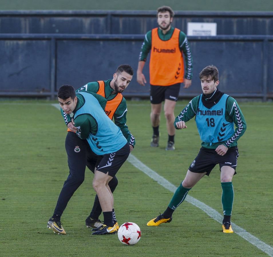 El Racing prepara el importante partido ante el Gernika