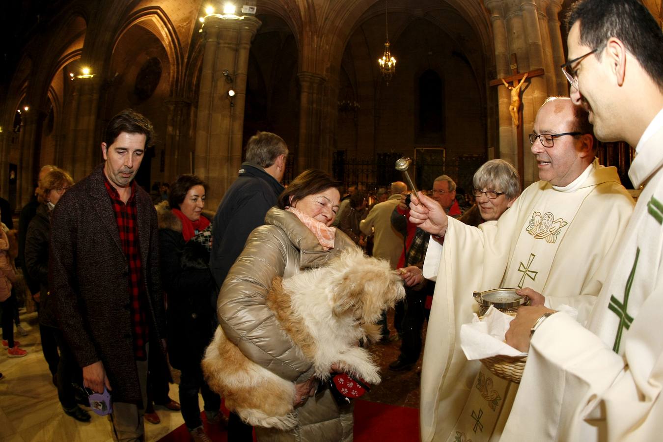 La bendición para las mascotas de Torrelavega el día de San Antón