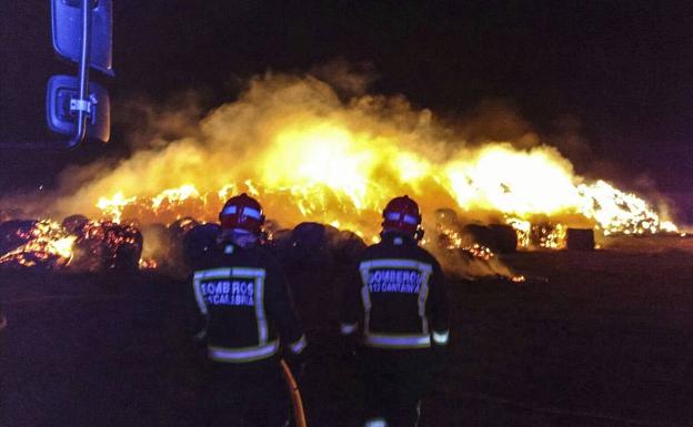 Imágenes grabadas el día del incendio, el 22 de octubre de 2016.