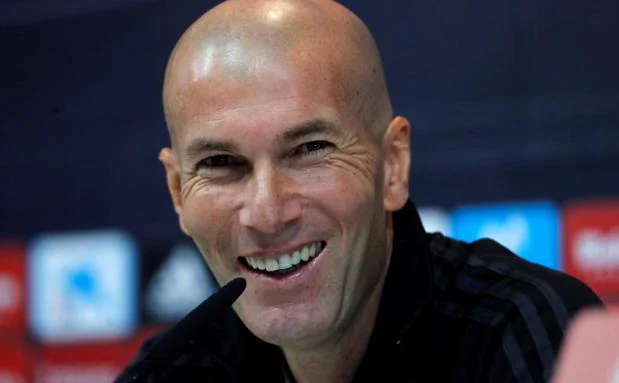 Zidane, durante la rueda de prensa. 