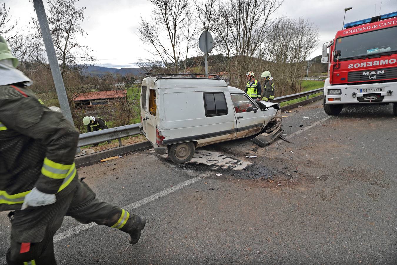 Accidente en Virgen de la Peña