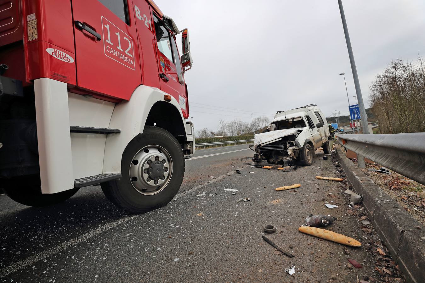 Accidente en Virgen de la Peña