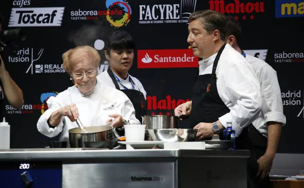 Montserrat Fontané y su hijo Joan Roca.