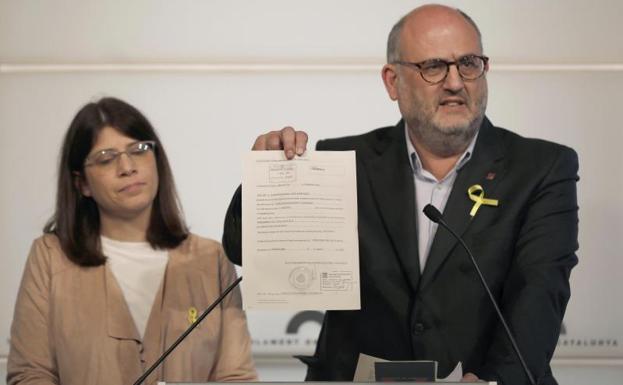 El diputado de Junts per Catalunya, Eduard Pujol.