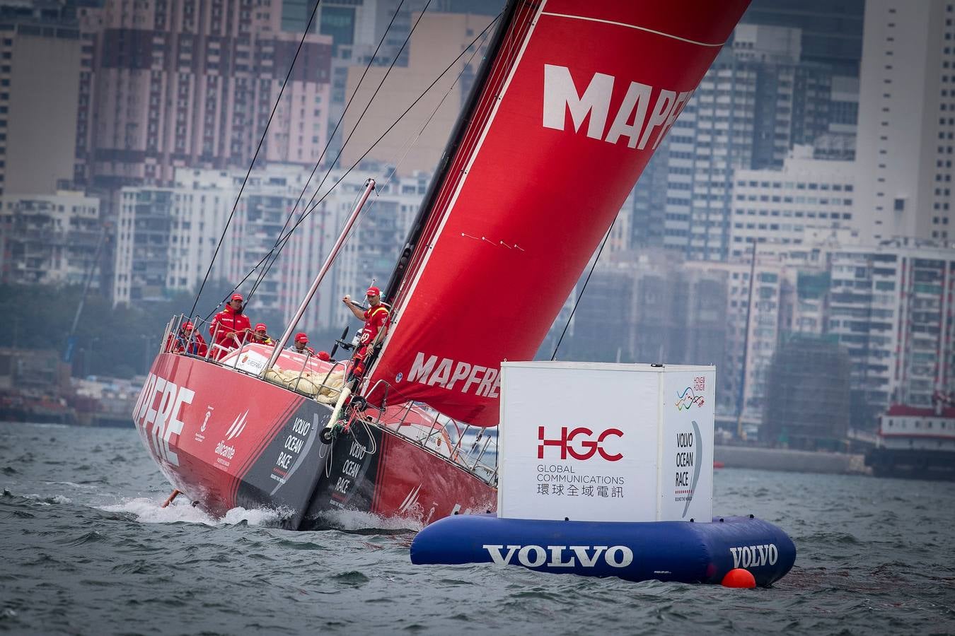 Cuarto puesto del &#039;Mapfre&#039; en la regata costera de Hong Kong