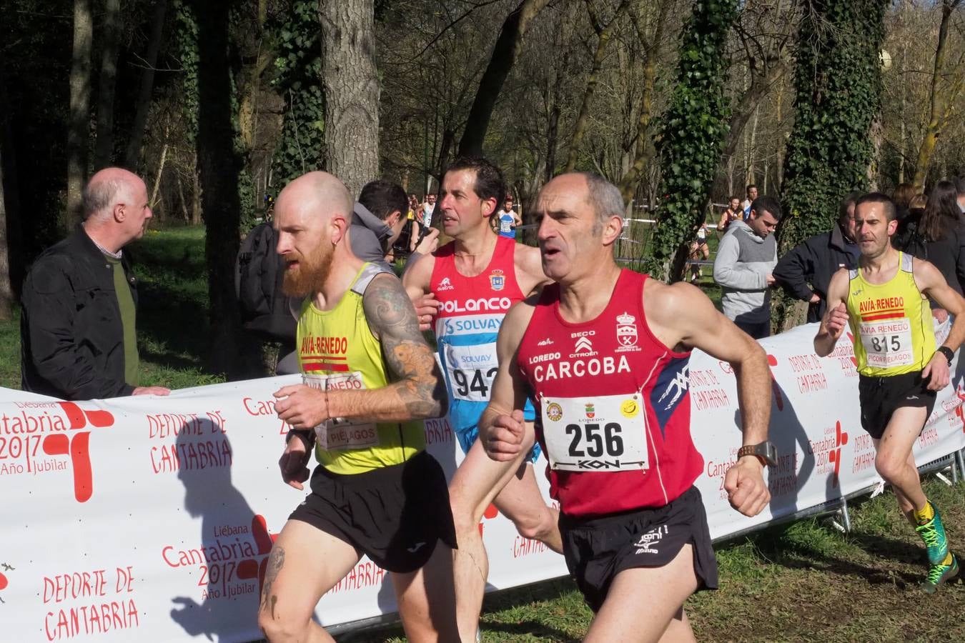 Campeonato de Cross de Cantabria por Clubes, celebrado en Borleña