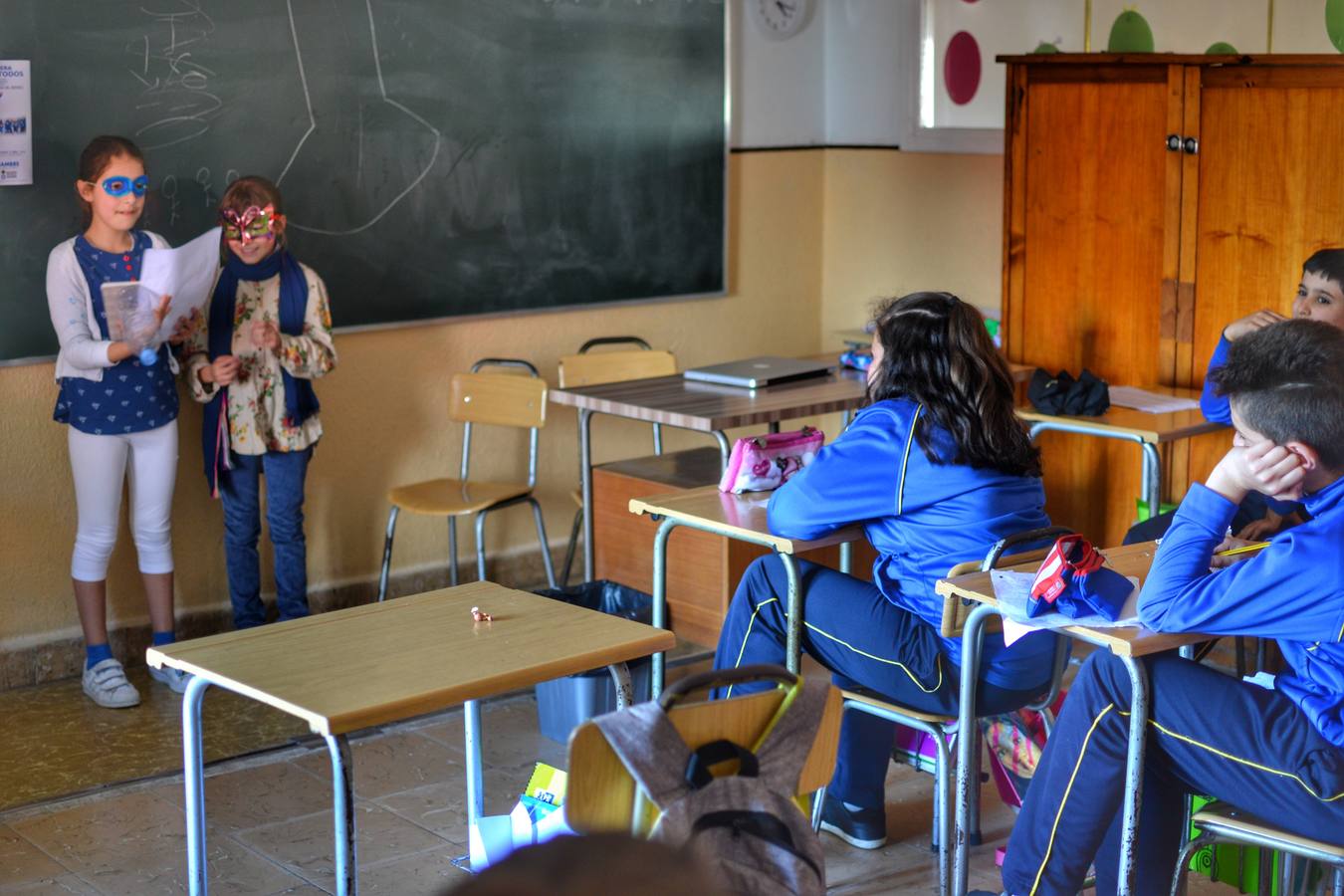 Imágenes del proyecto del colegio La Enseñanza en el que los alumnos de Primaria se convierten en 'guardianes'