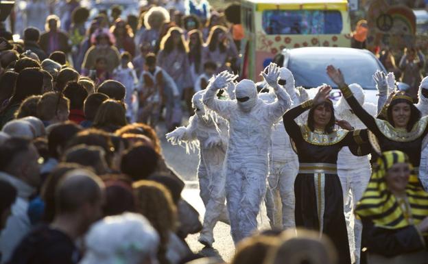 Imagen del desfile de carnaval del año pasado.