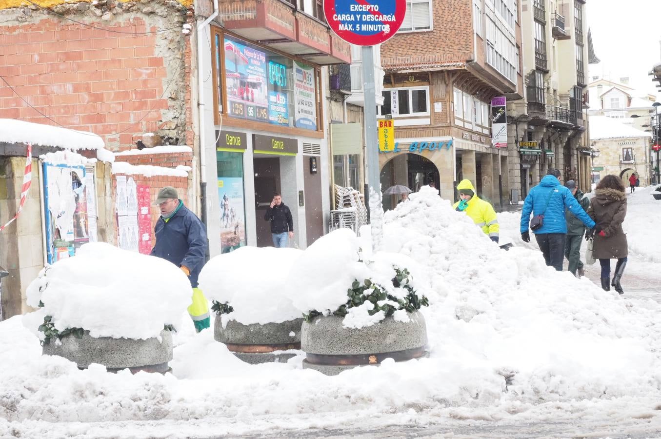 Así han amanecido Reinosa y Alto Campoo