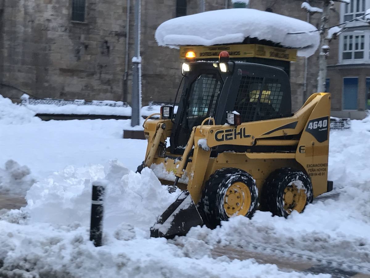 Así han amanecido Reinosa y Alto Campoo