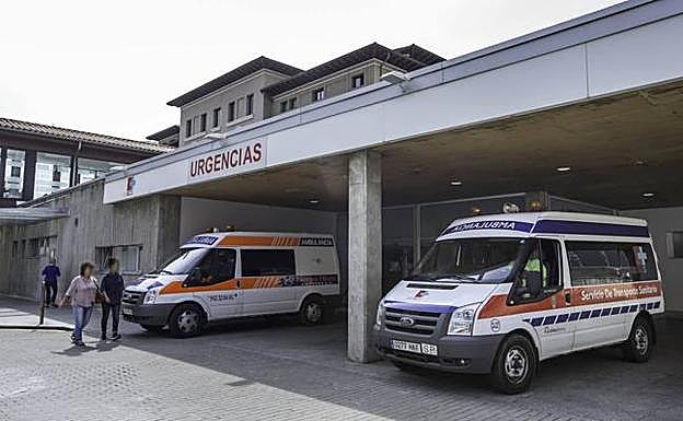 Entrada al servicio de Urgencias del hospital Valdecilla. 