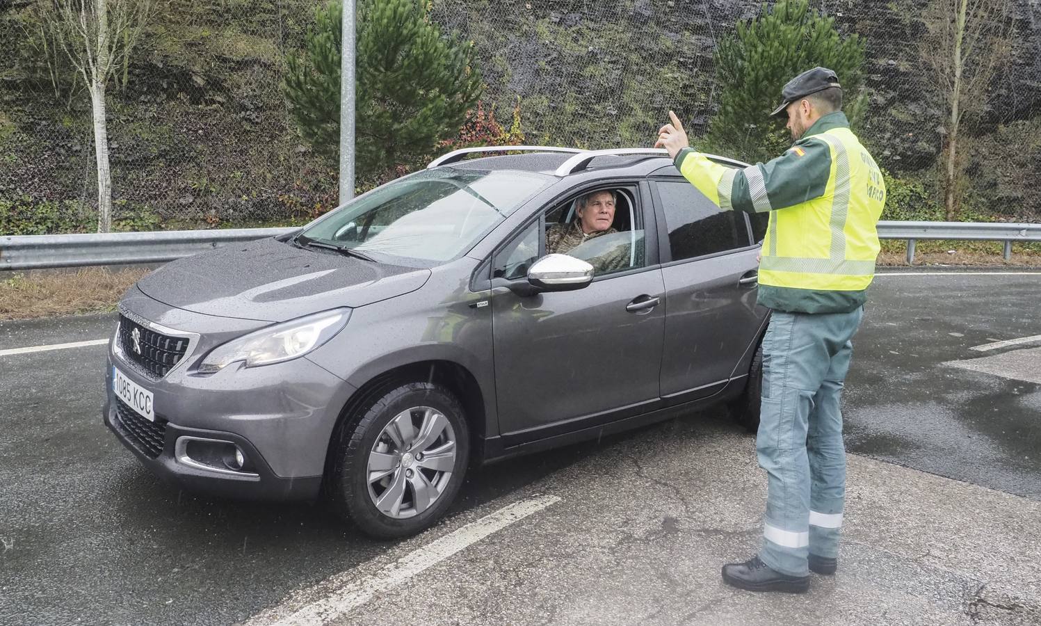 Dispositivo de la Guardia Civil en la A-67