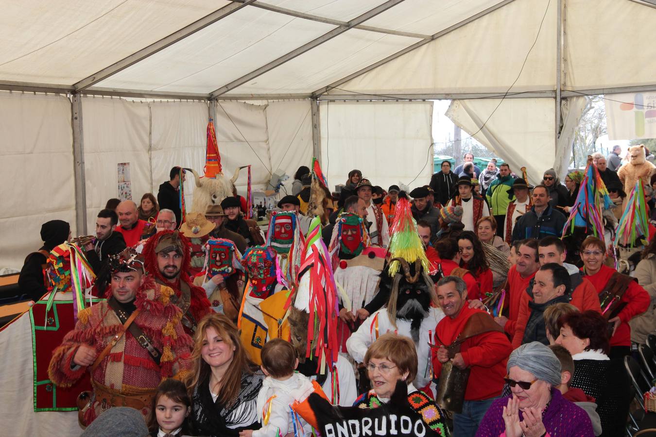 El carnaval de Piasca, bajo la nieve