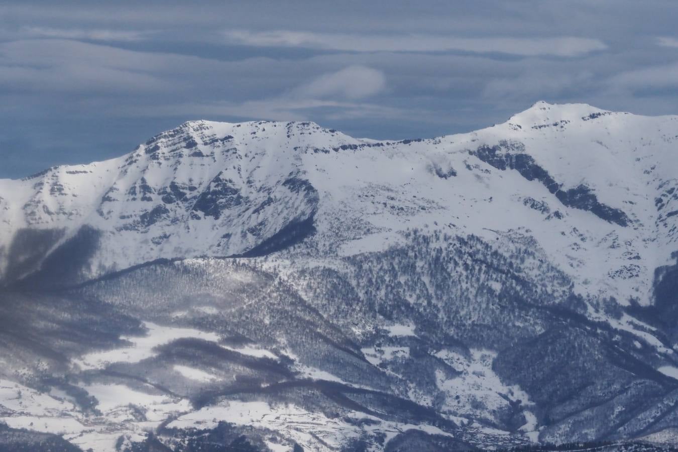 Un paseo por San Glorio bajo la nieve