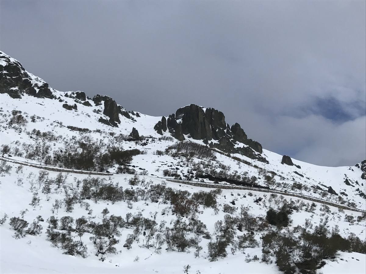 Un paseo por San Glorio bajo la nieve