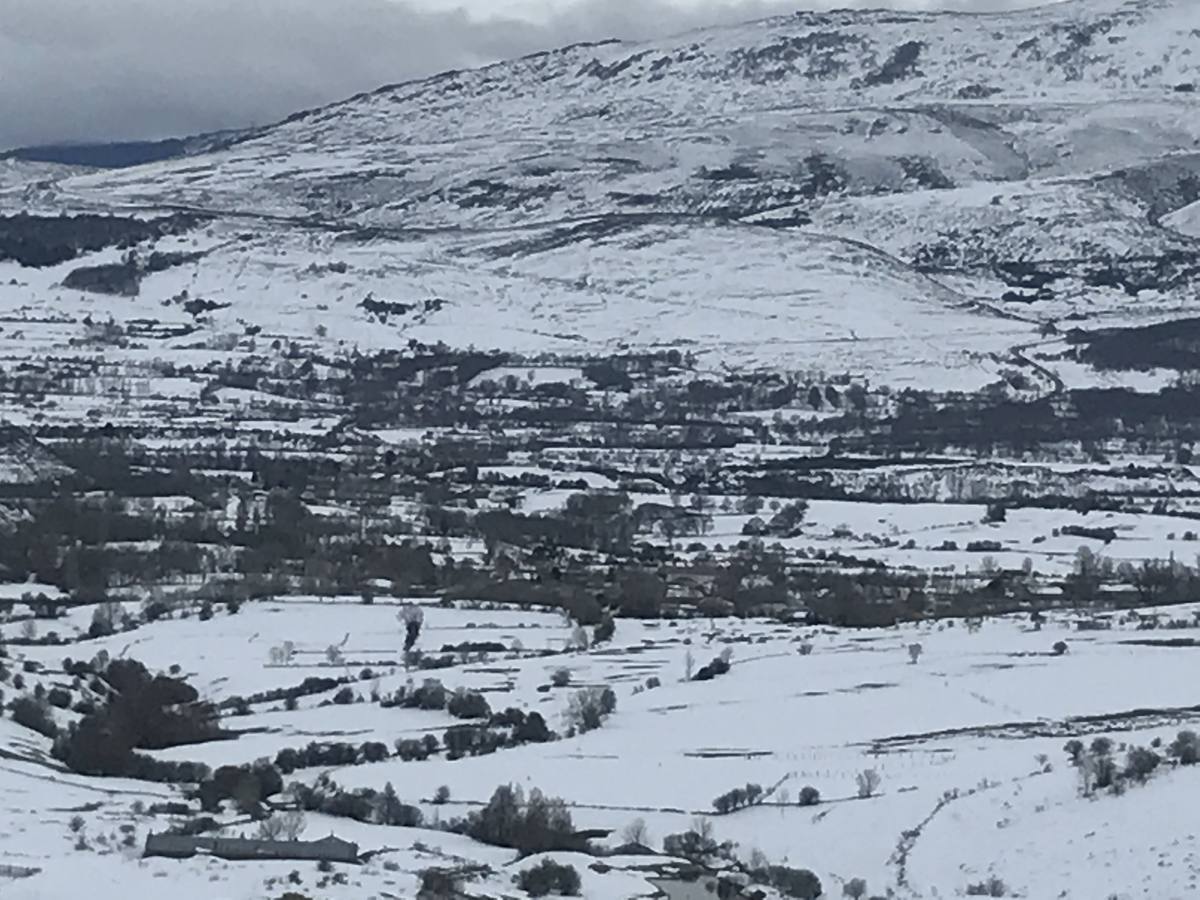 Un paseo por San Glorio bajo la nieve