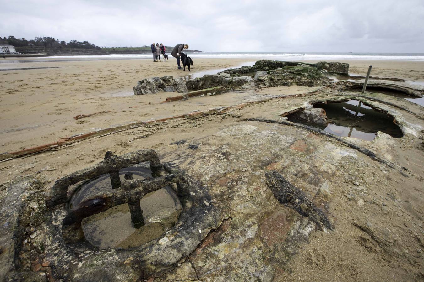 Fotos: Los daños provocados por las mareas en la Segunda playa de El Sardinero