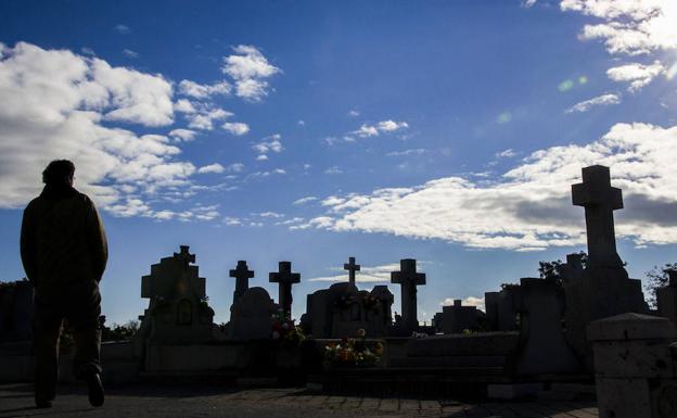 Vista del cementerio.