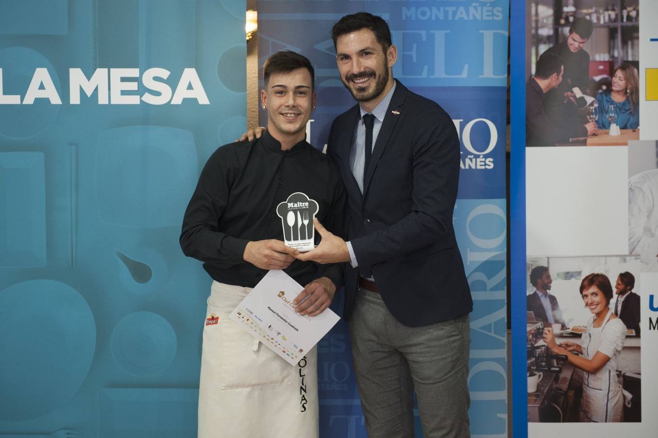 Rubén Rafael García, del IES Fuente Fresnedo, se impone en el concurso Maitre Cantabria 2018