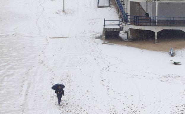 El 28 de febrero nevó a nivel del mar en Cantabria.